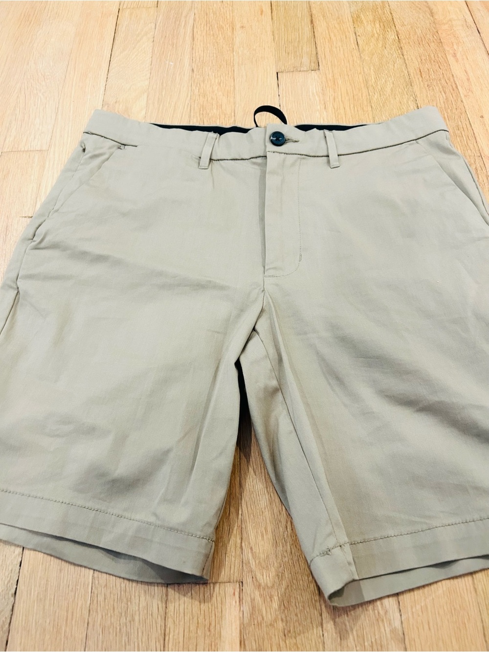 Goodfellow & Co Khaki Flat-Front Performance Shorts